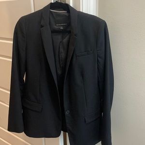 Banana Republic Black blazer.  Size 10,  good condition.  1 button front.
